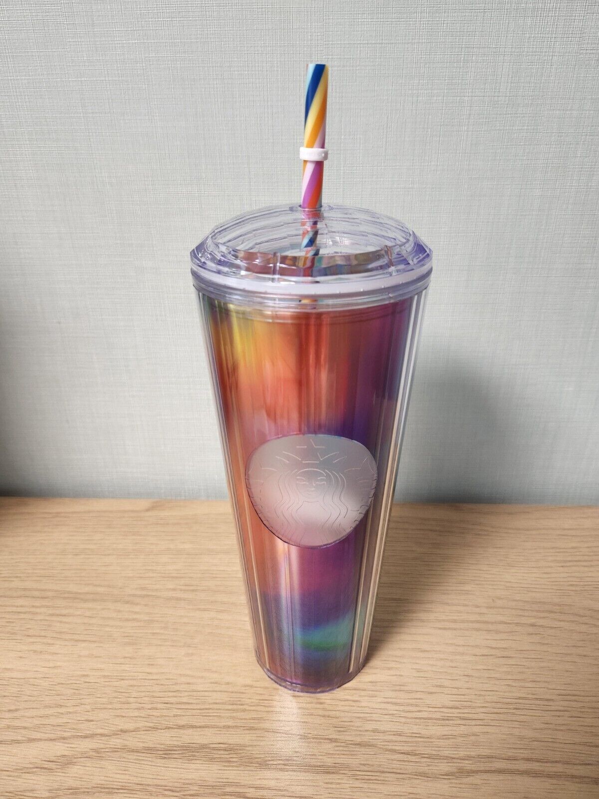Starbucks Korea Limited * Rainbow Kaleidoscope Cold Cup 710ml 2022 Summer 24oz