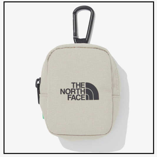 NEW THE NORTH FACE WL MINI POUCH NN2PQ19K LIGHT_BEIGE