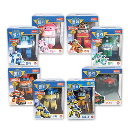Robocar Poli Transformer Robot Action Figure 8 Types Car Toy