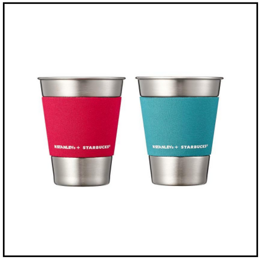 STARBUCKS KOREA 2023 * Christmas SS Holiday glam Stanley dewcup SET 355ml (2P)