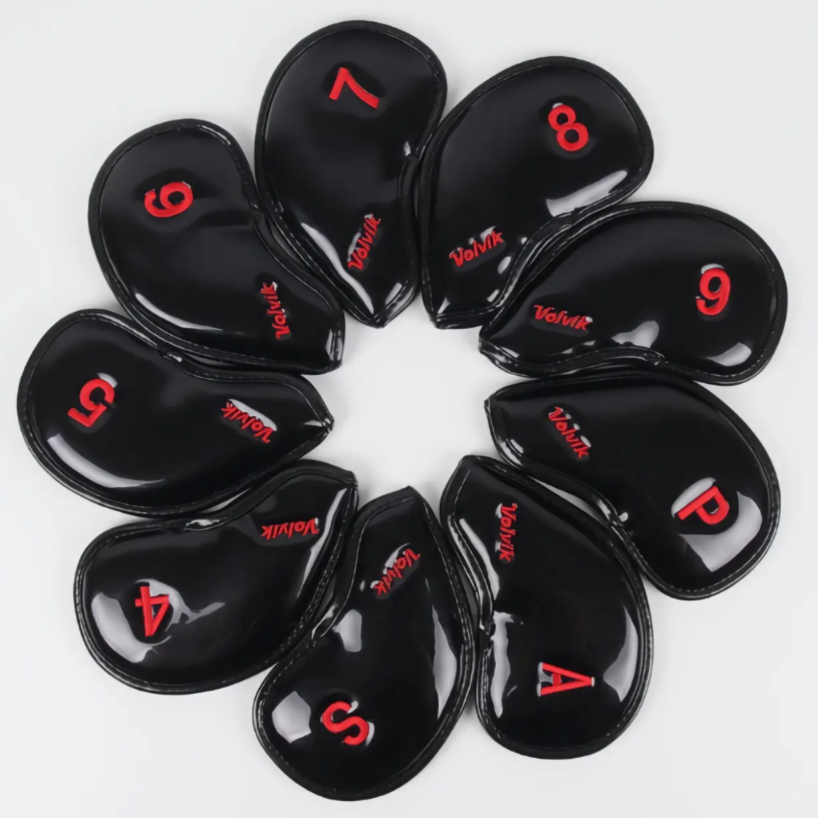 New Volvik Marvel Spider Man Golf Iron Head Cover 9Pcs Glove for Club Authentic