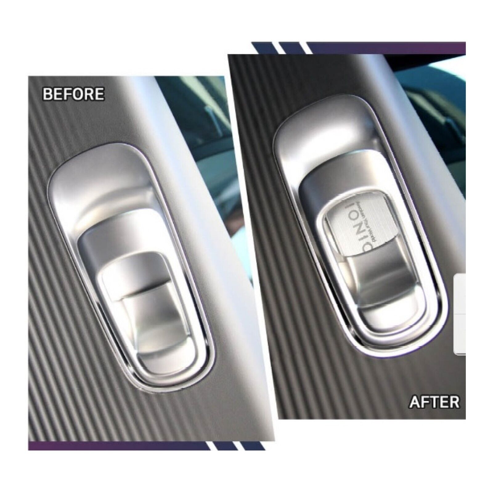 Hyundai IONIQ 6 1st & 2nd Row Acrylic Door Catch Plate Accessories
