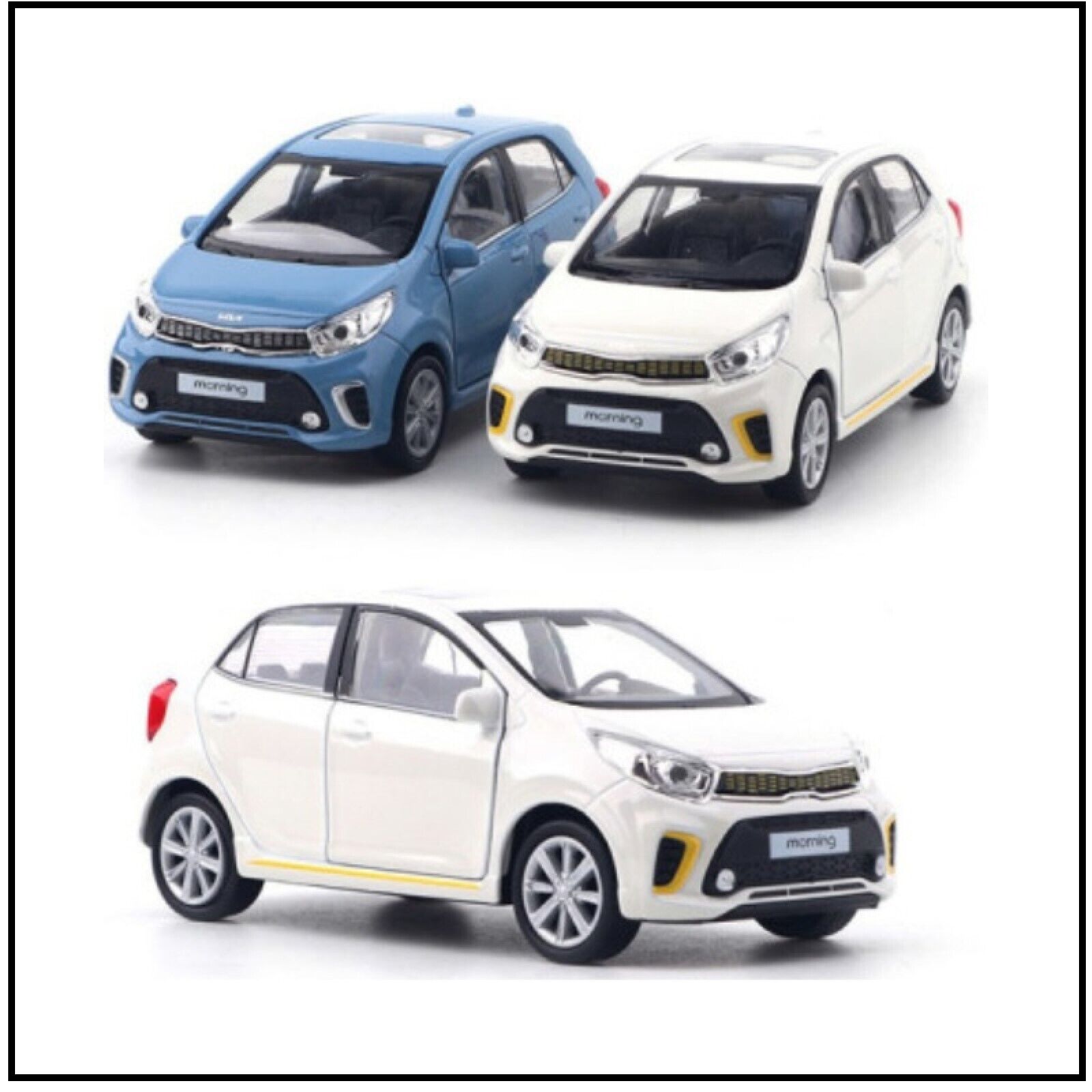 KIA Motor Car * Morning * Mini Diecast 1:38 Scale Miniature Display Toy