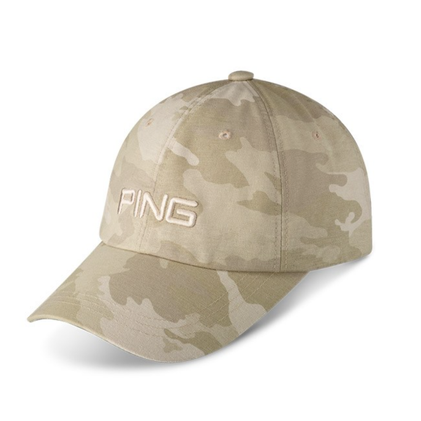 PING 2023 New Premium Golf Hexagonal Camo Caps for Men Adjustable Hats Visor