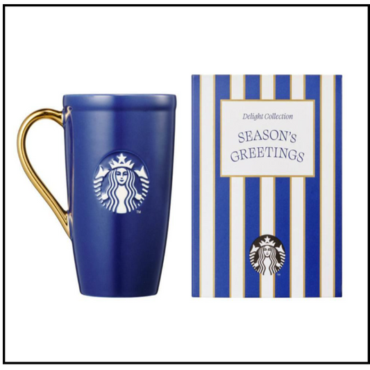 Starbucks Korea 2024 Holiday Delight Navy Mug 473ml