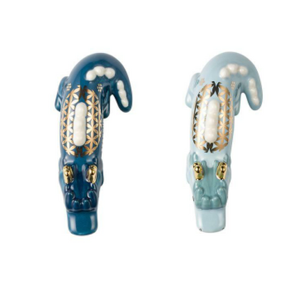 STARBUCKS KOREA 2024 * new year Blue Dragon Ceramic Cutlery Rest Set
