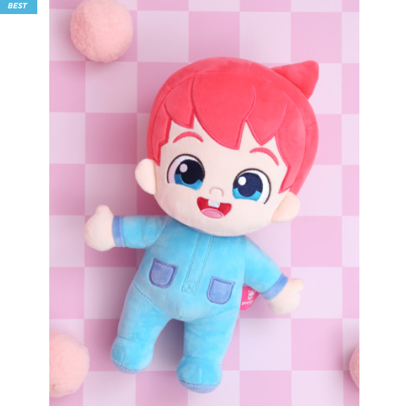Pinkfong Bebefinn Plush Doll 30cm 11.8" Official Korean Animation Toy for kids