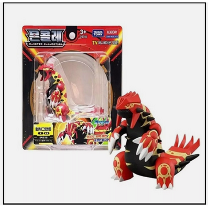 Pokemon Mega Rayquaza Figure + Pokemon Primal Groudon Figure