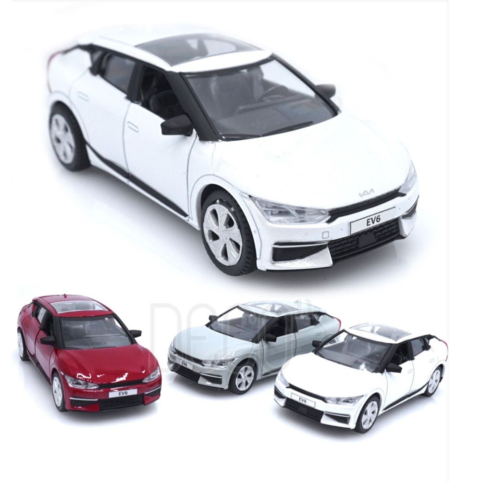 KIA Motor Car * EV6 * Mini Diecast 1:38 Scale Miniature Toy