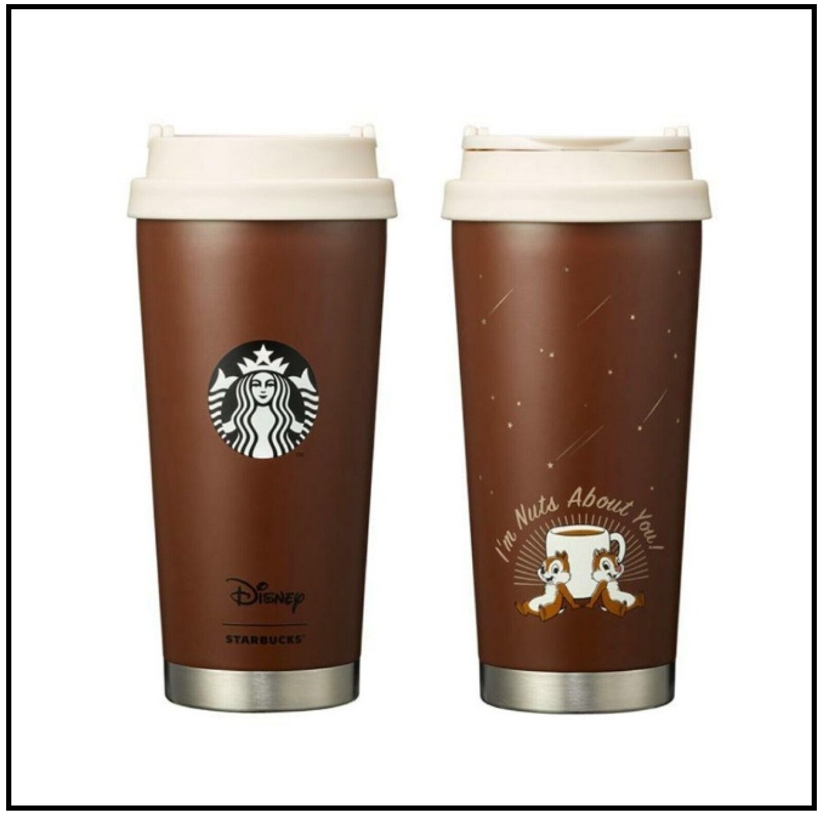 Starbucks Korea 2023 SS Autumn Disney ChipandDale Elma Tumbler 473ml