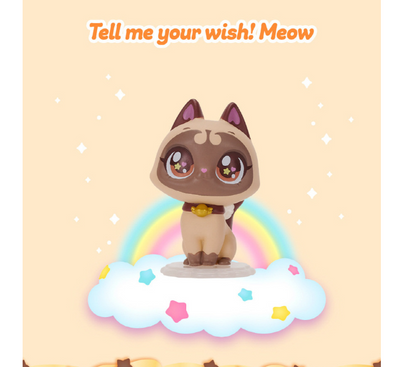 WishCat Figure POSHMEOW Korean Animation Wish Cat Toy 2024 New