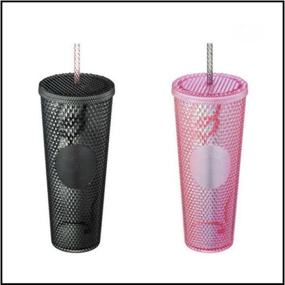 Starbucks Korea 2023 * Blackpink * Pink + Black Stud Coldcup Cold Cup 710ml