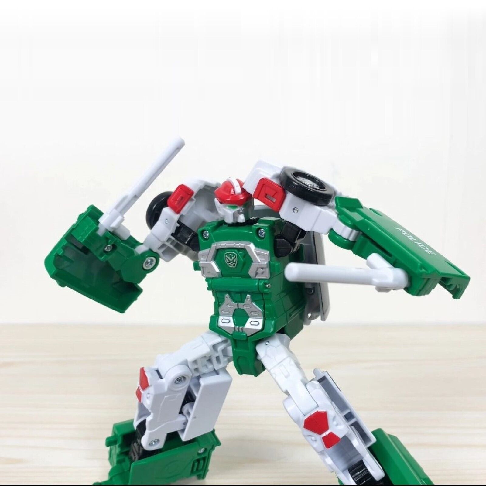Hello Carbot PRUDIBOOM * Transformer Robot Police Car Action Figure Korean Toy