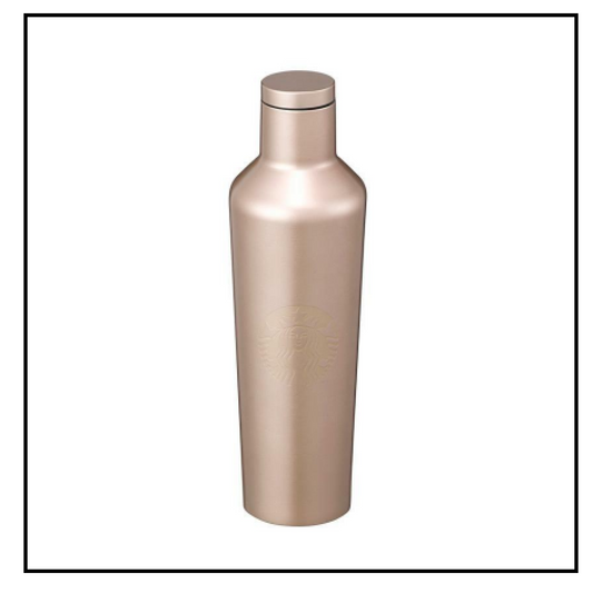STARBUCKS KOREA 2023 * (c) SS Xmas goldbeam corkcicle tumbler 473ml