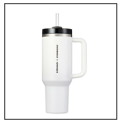 Starbucks Korea 2024 Autumn SS White Stanley Quencher Tumbler 1183ml