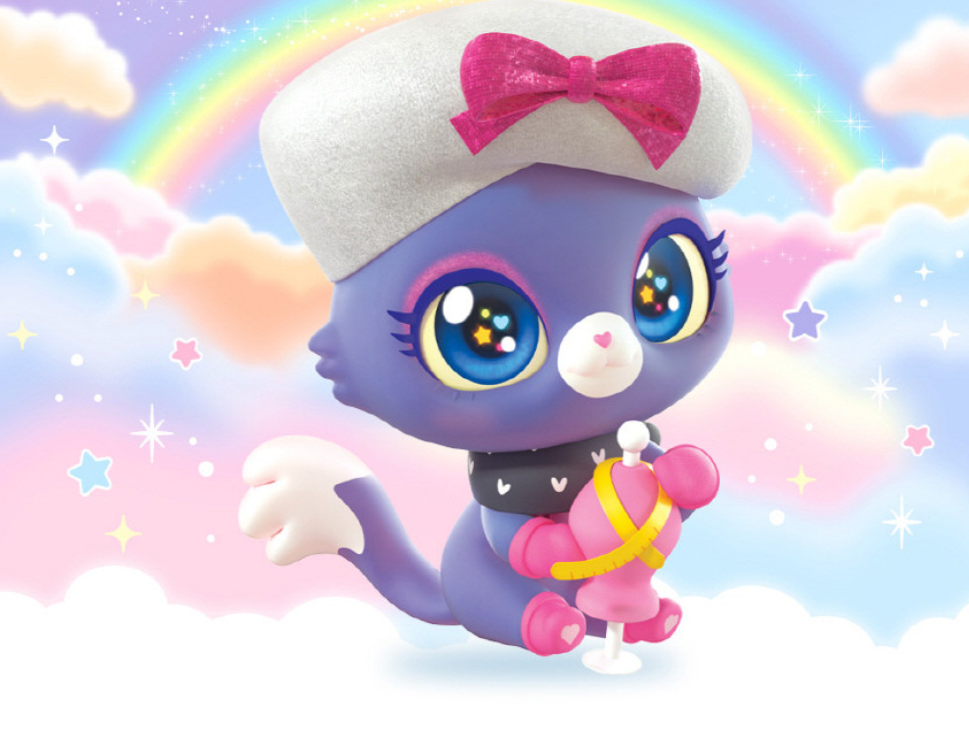 WishCat Figure VOGUEMEOW Korean Animation Wish Cat Toy 2024 New
