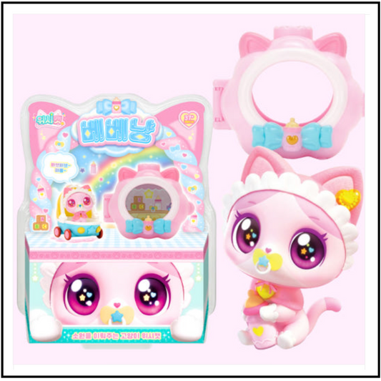 WishCat Figure BEBEMEOW Korean Animation Wish Cat Toy 2024 New
