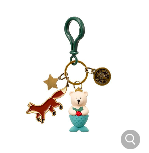 Starbucks Korea 2024 Anniversary Bearista Keychain