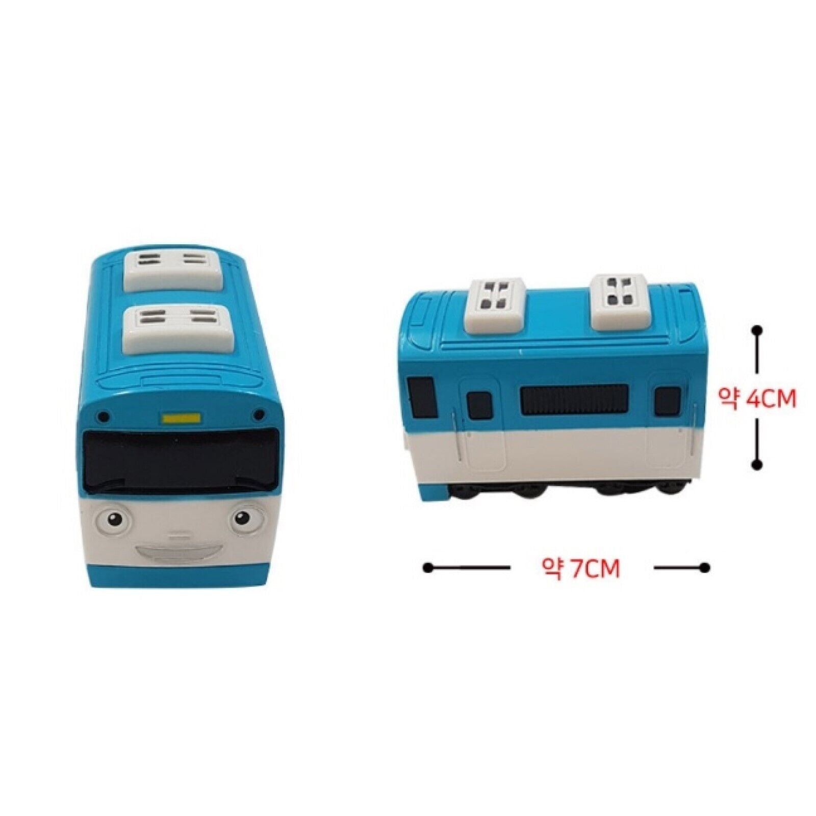 Titipo and Friends The Little Train Pull Back Mini Trains 5pcs Set