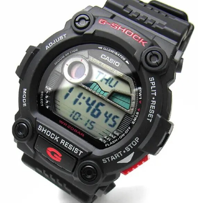 [New *] Casio G-Shock Digital Rescue Black Resin Watch G7900-1D, G7900-1