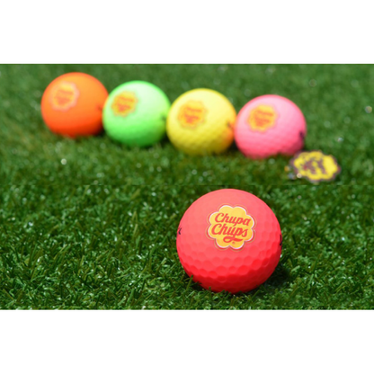 Volvik Premium Ball x Chupa Chups 5 Color Golf Ball Stick candy