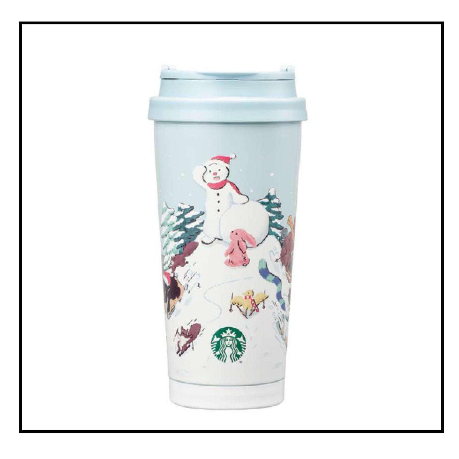 Starbucks Korea 2024 SS Holiday Friends Elma Tumbler 473ml holidayfriends