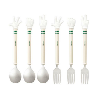 Starbucks Korea 2023 * Autumn Disney Joyful Cutlery Set