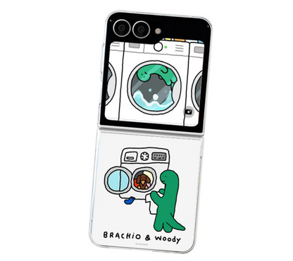 Samsung x JOGUMAN Galaxy Z Flip6 Flipsuit Card LAUNDRY Interactive Iconic Flip5