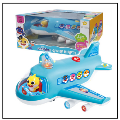PinkFong Sing Along Melody Air Plane Baby Shark Figure Sound Kids Toy