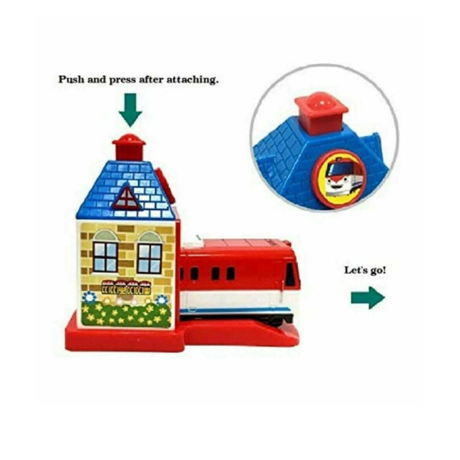 Titipo and Friends Shooting Train Toy 3P SET (Titipo, Jini, Diesel) Korea Toy