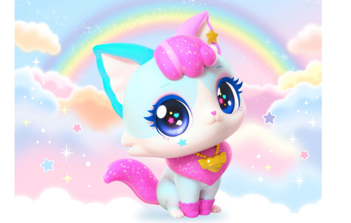 WishCat Figure STARMEOW Korean Animation Wish Cat Toy 2024 New