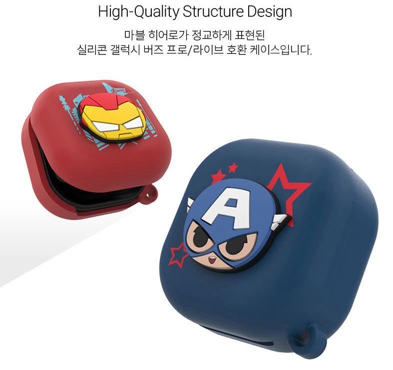 Galaxy Buds 2 Pro MARVEL Case Cover Buds Pro Live Authentic MARVEL Product