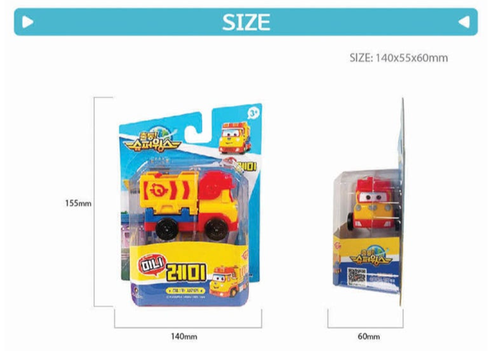 Super Wings Season 4 Mini Transformer REMI Korean Toy
