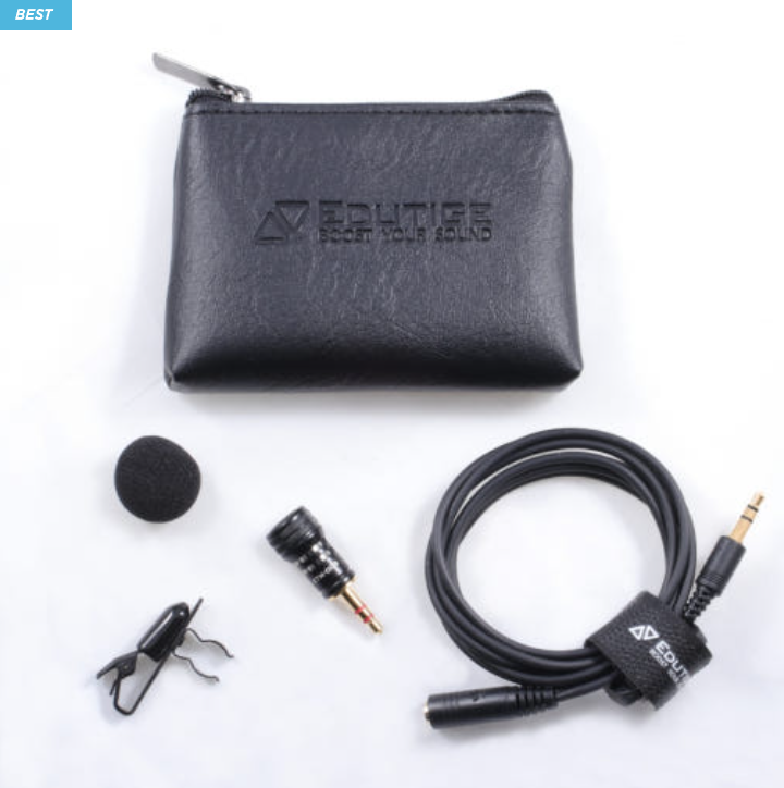 EDUTIGE Uni-Directional Microphone ETM-008 For Digital Voice Recorders