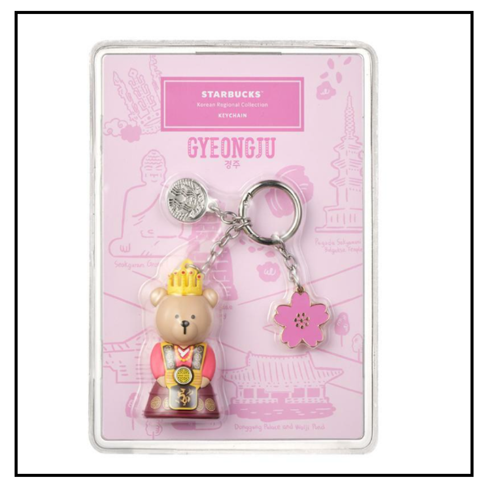 Starbucks Korea 2024 * Annyeong Gyeongju Bearista Keychain