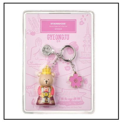 Starbucks Korea 2024 * Annyeong Gyeongju Bearista Keychain