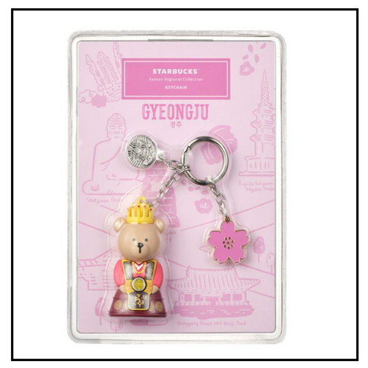 Starbucks Korea 2024 * Annyeong Gyeongju Bearista Keychain