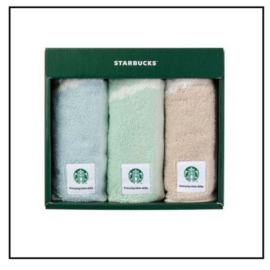 Starbucks Korea 2024 (c)Starbucks Hand Towel set(3P)