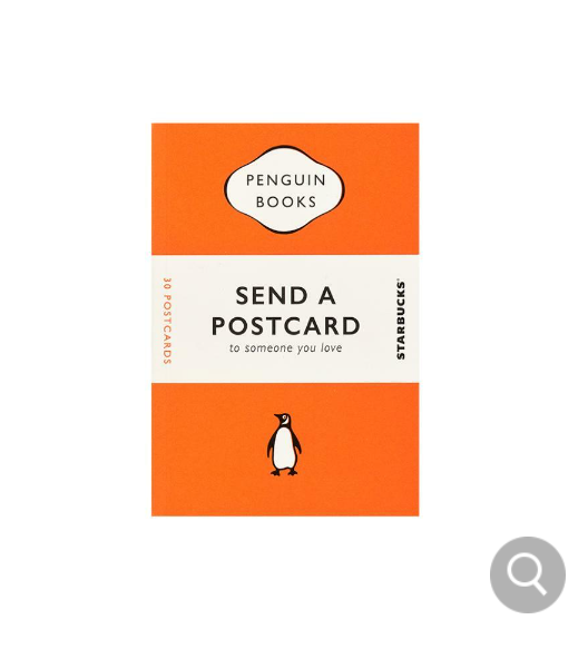 Starbucks Korea 2024 Autumn PenguinBooks Postcard Book