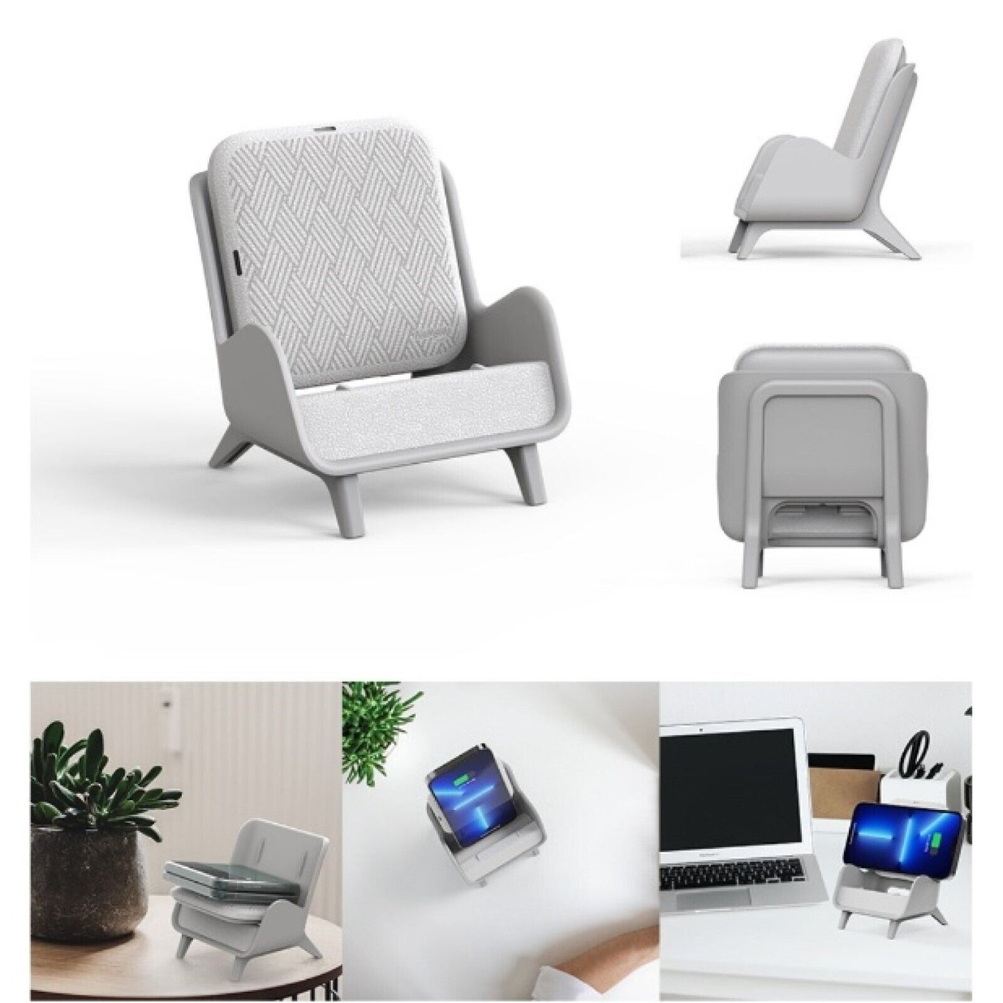 Disney Sofa Couch Galaxy Z Flip Wireless Charger/Samsung/Mickey Mouse/Bambi