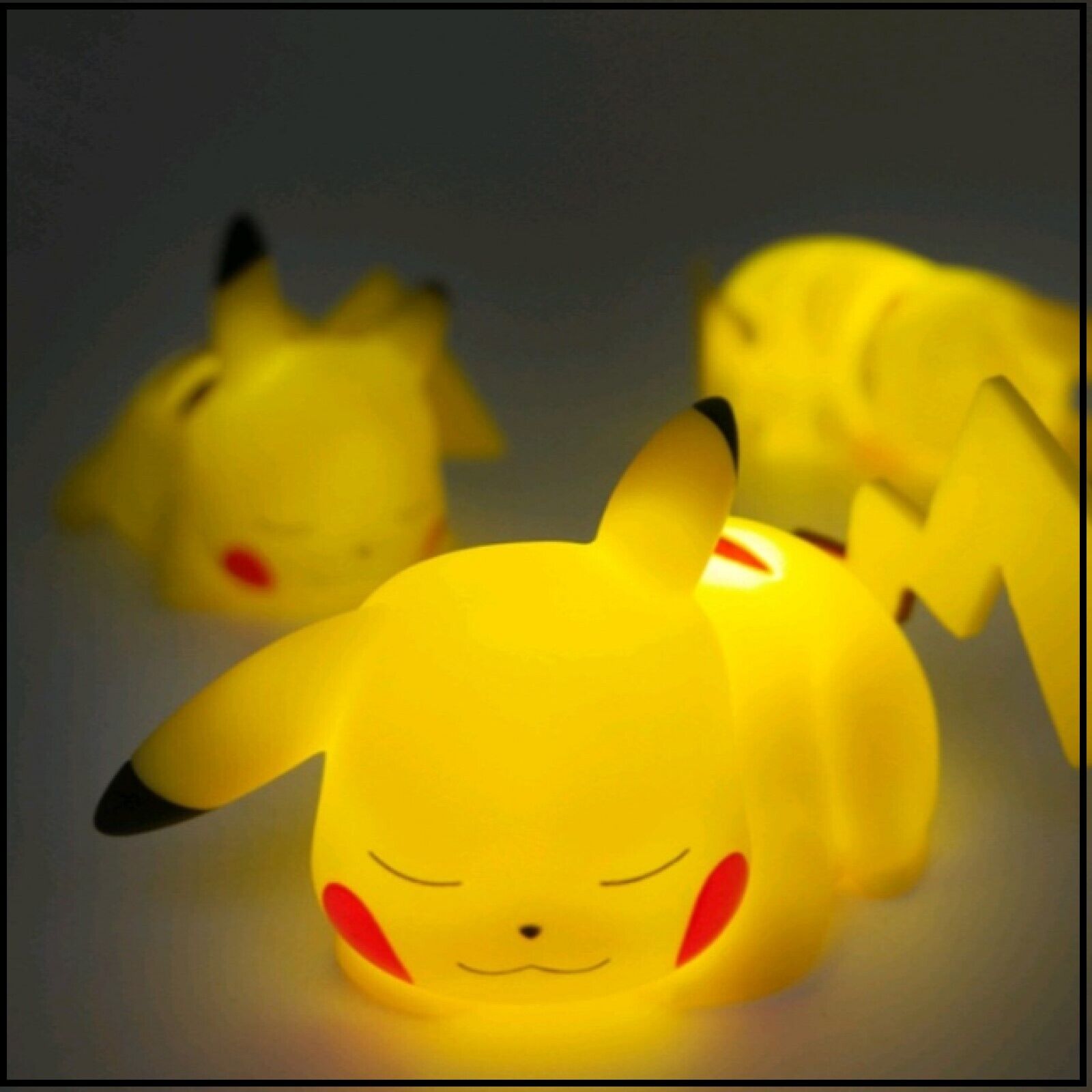 Pokemon Pikachu Mini Mood Night Lamp Light Battery Baby Nursing