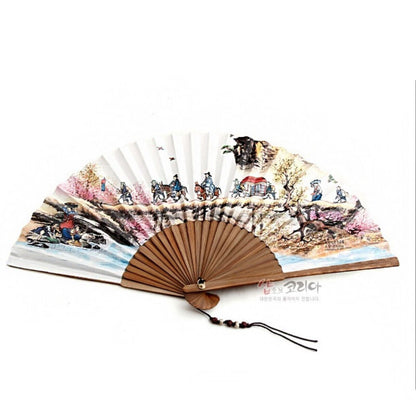 [ *Korean Traditional Crafts] Folding Hand Fan Korean Traditional Wedding Design