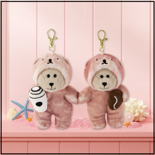 Starbucks Korea 2025 Lovely Otter Keychain Set (2P) / Valentine's Day
