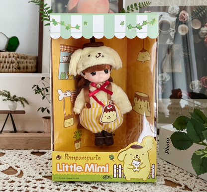 [ 6 Character *] Sanrio Characters x Little Mimi 6 Styles Figure Doll Korean Toy