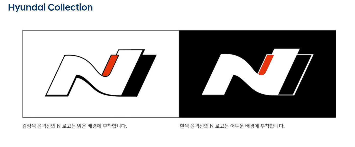 Hyundai N Collection ‘Never Just Drive.’ N Logo Car Sticker Set N Performance