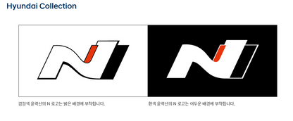 Hyundai N Collection ‘Never Just Drive.’ N Logo Car Sticker Set N Performance