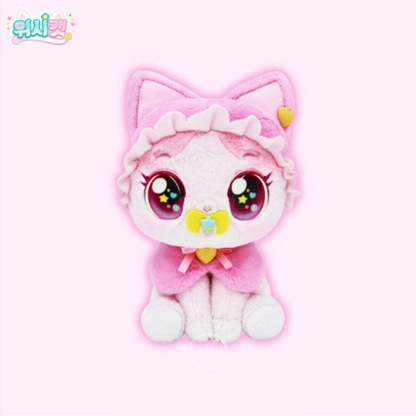 WishCat Doll Plush 10" Iemeow Sweetiemeow Bebemeow Wish Cat Korean Toy
