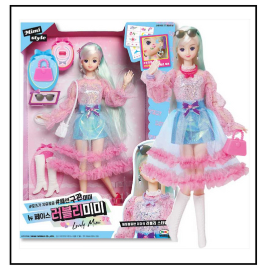 Mimi World New Face Lovely Mimi Korean Barbie Ball Joint Doll Toy