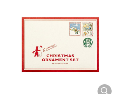 Starbucks Korea 2024 Holiday Friends Ornament Tag Set holidayfriends