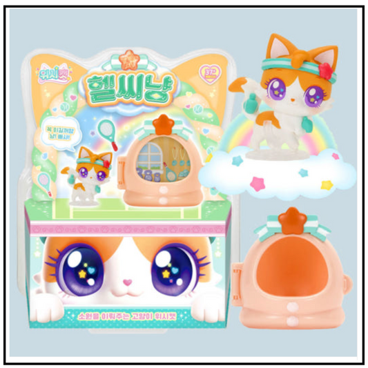 WishCat Figure ROLYMEOW Korean Animation Wish Cat Toy 2024 New